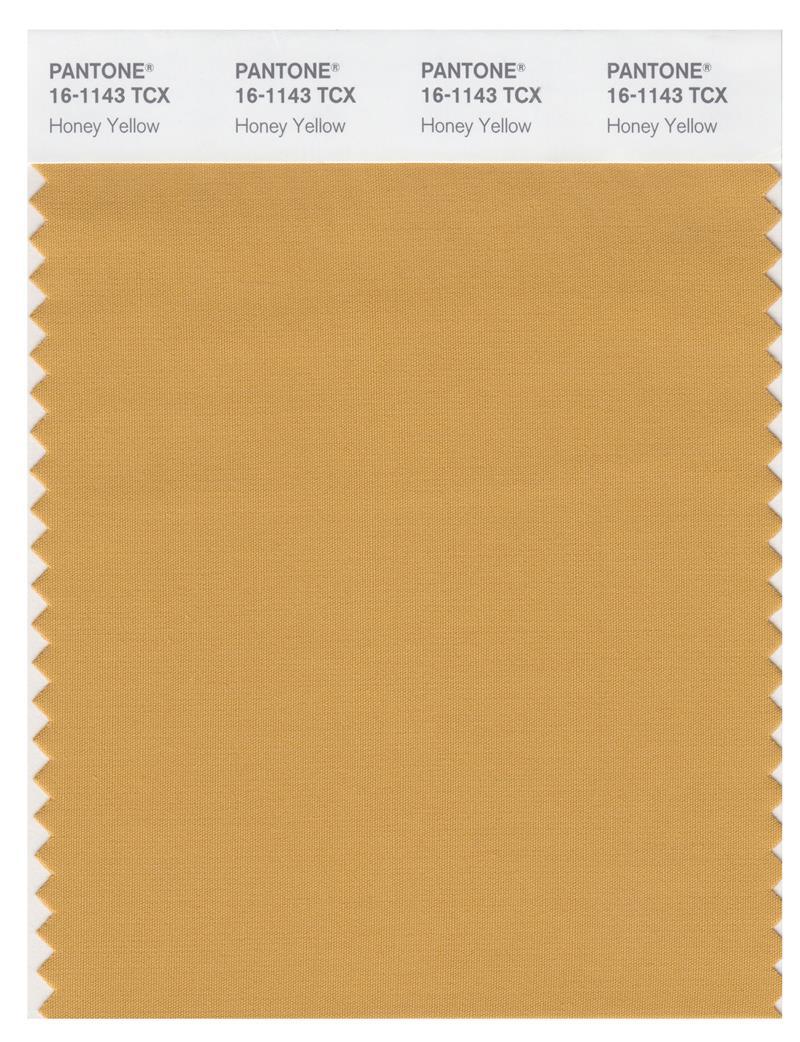 Pantone Smart 16-1143 TCX Color Swatch Card | Honey Yellow