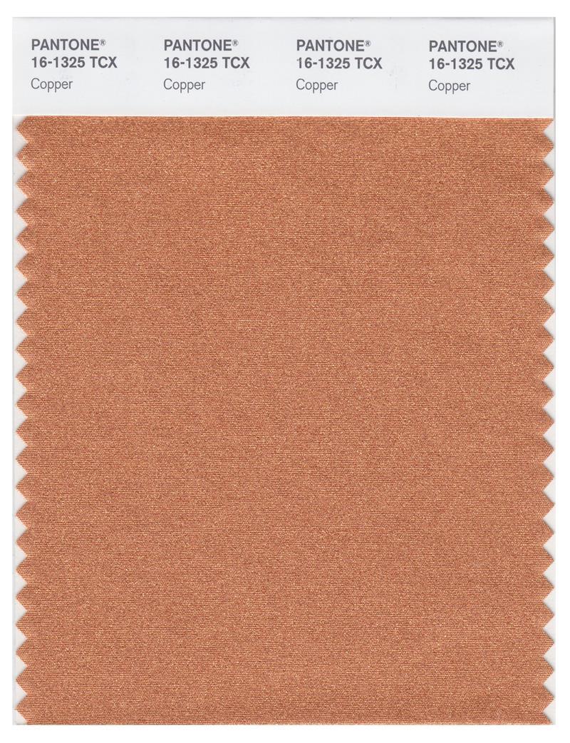 Pantone Smart 16-1325 TCX Color Swatch Card | Copper