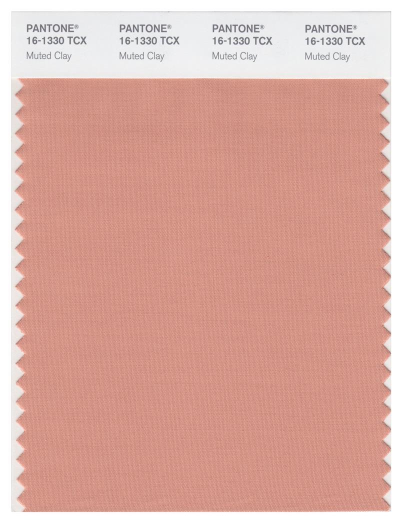 Pantone Smart 16-1330 TCX Color Swatch Card | Muted Clay