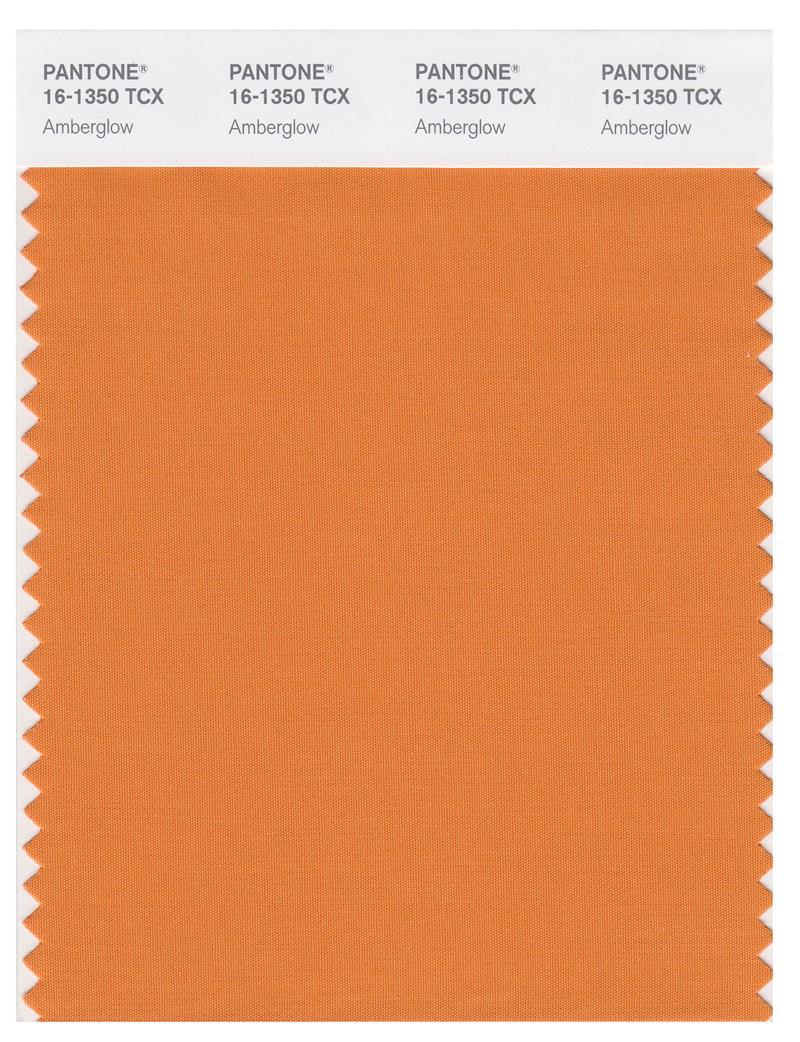 Pantone Smart 16-1350 TCX Color Swatch Card | Amberglow