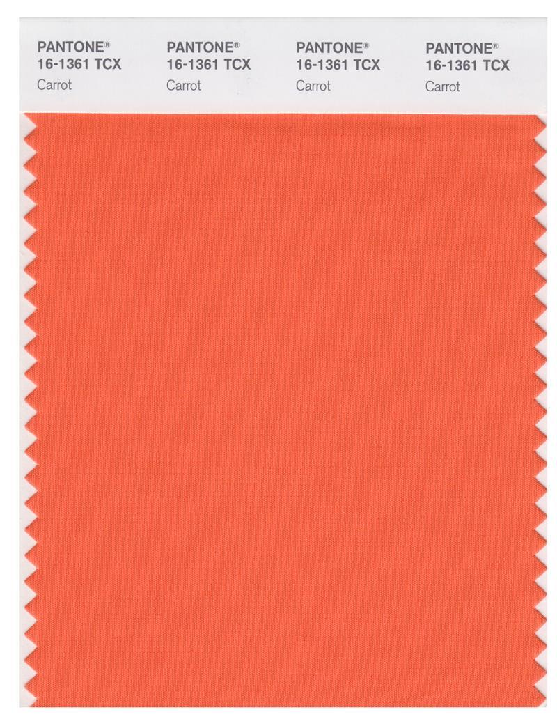 Pantone Smart 16-1361 TCX Color Swatch Card | Carrot