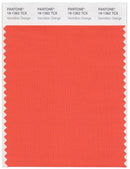 Pantone Smart 16-1362 TCX Color Swatch Card | Vermillion Orange