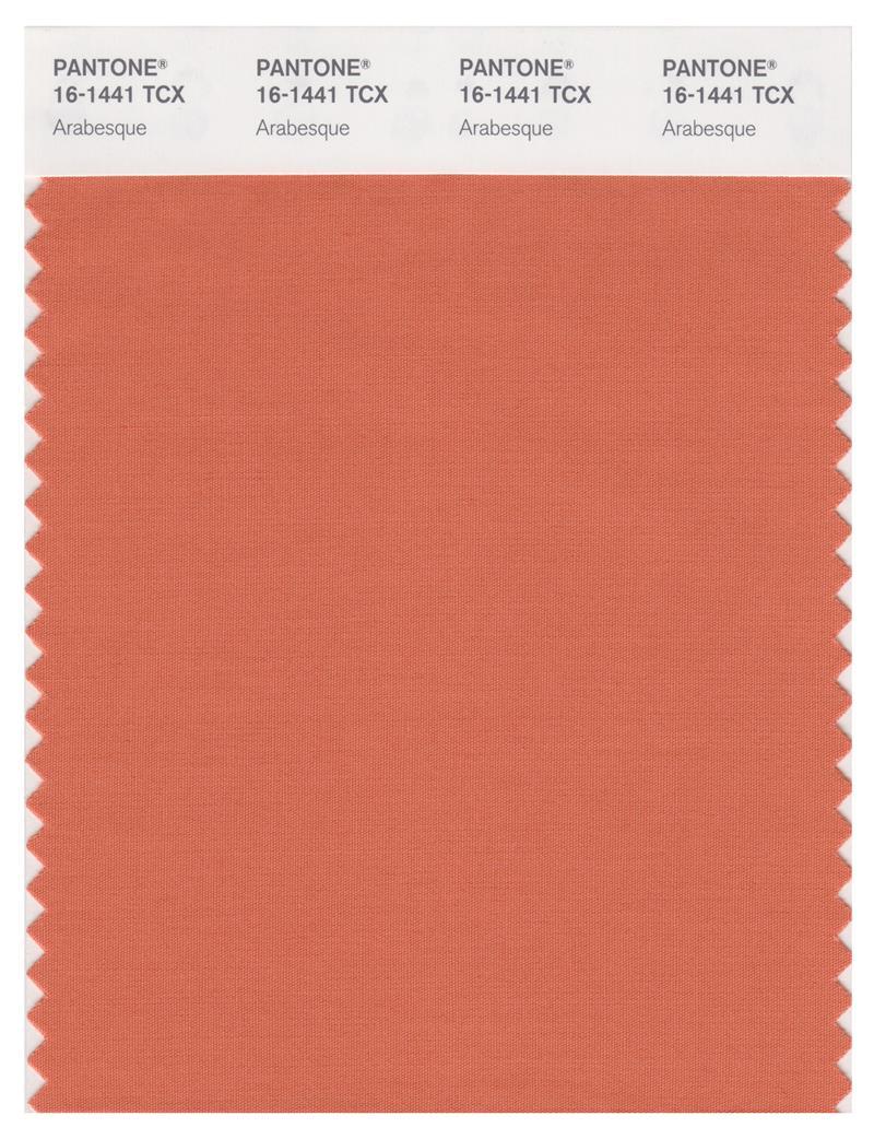 Pantone Smart 16-1441 TCX Color Swatch Card | Arabesque | Magazine