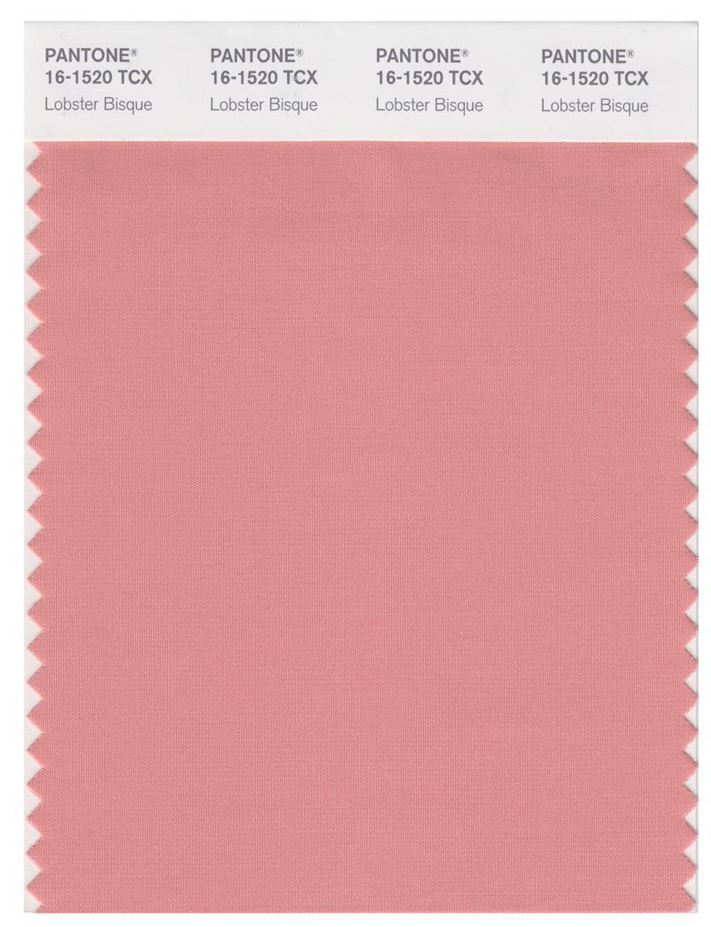 Pantone Smart 161520 TCX Color Swatch Card Lobster Bisque Magazine