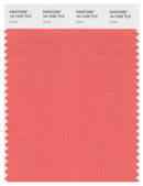 Pantone Smart 16-1539 TCX Color Swatch Card | Coral