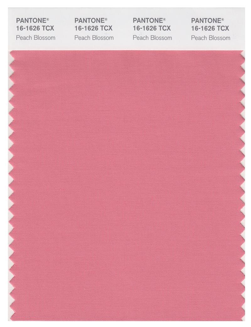 First Bloom Color Pantone Smart 16-1626 TCX Color Swatch Card | Peach Blossom | Magazine ...