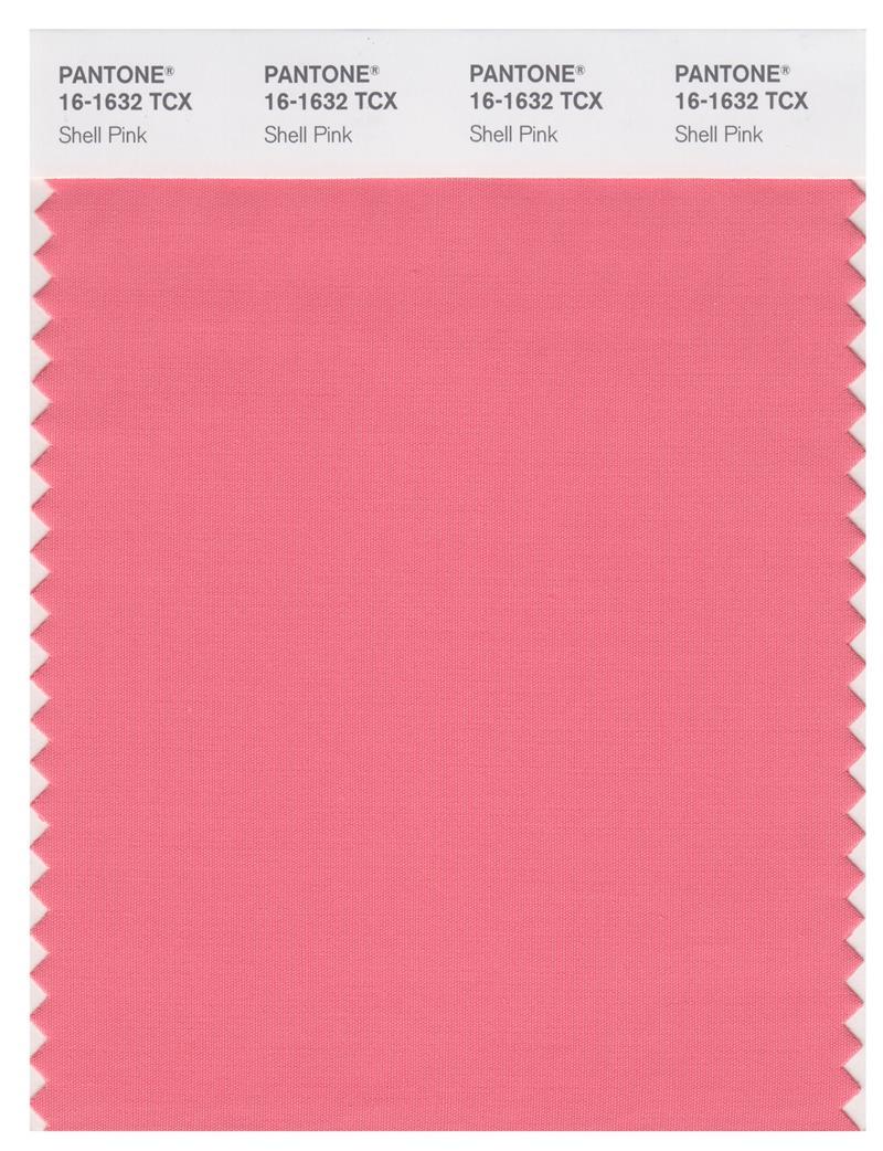Pantone Smart 16-1632 TCX Color Swatch Card | Shell Pink