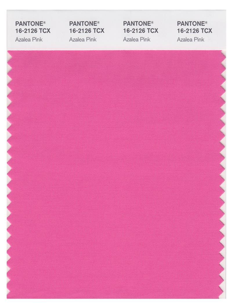 Pantone Smart 16-2126 TCX Color Swatch Card | Azalea Pink