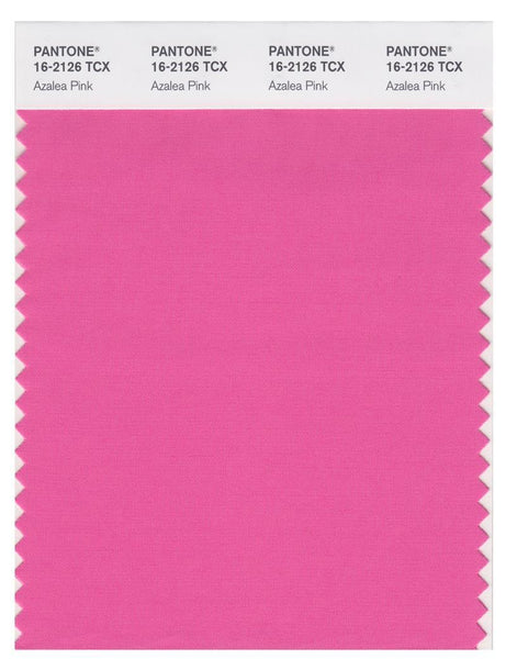 Pantone Smart 16-2126 TCX Color Swatch Card | Azalea Pink