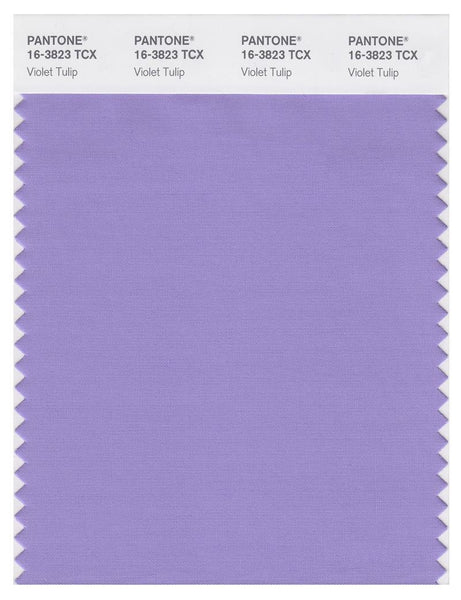 文山雪華モデル ネージュ Pantone Smart 16-3823 TCX Color Swatch Card | Violet Tulip