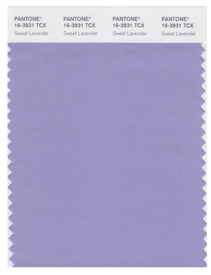 Pantone Smart 16-3931 TCX Color Swatch Card | Sweet Lavender