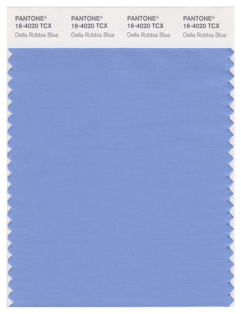 Pantone Smart 16-4020 TCX Color Swatch Card | Della Robbia Blue