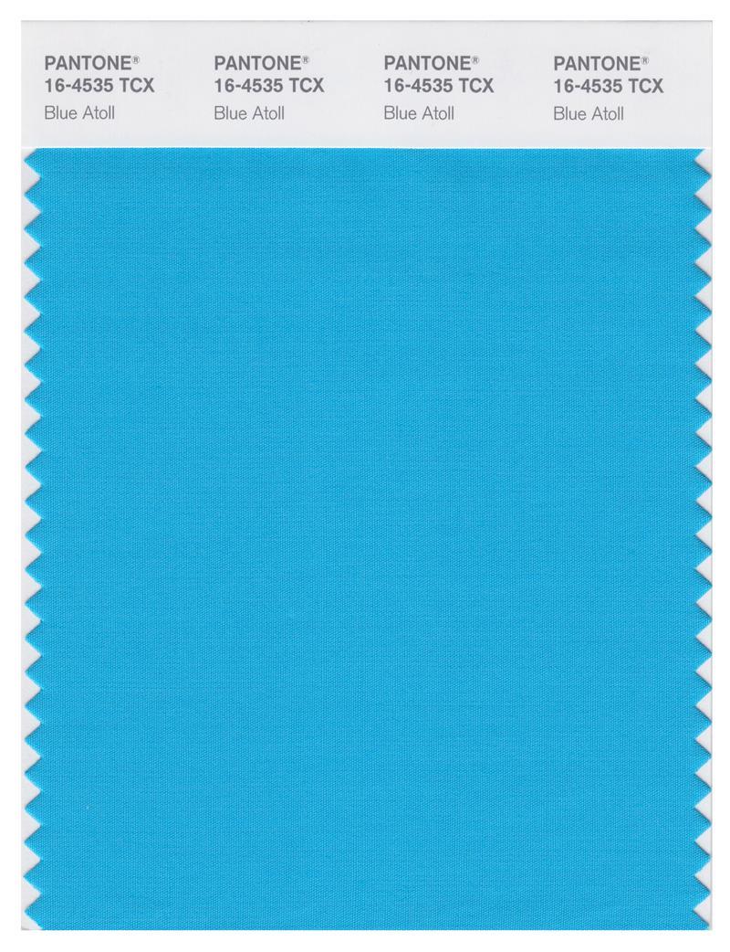 Pantone Smart 16-4535 TCX Color Swatch Card | Blue Atoll