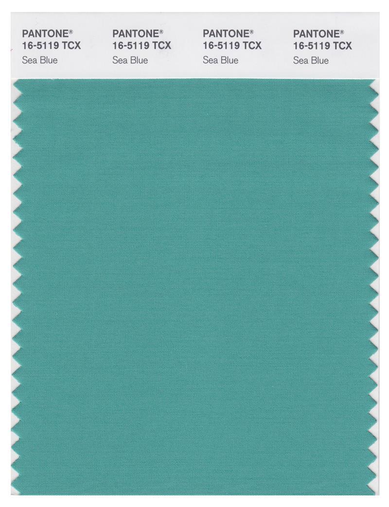 Pantone Smart 16-5119 TCX Color Swatch Card | Sea Blue | Magazine