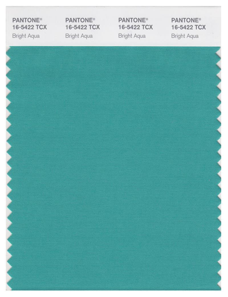 Pantone Smart 16-5422 TCX Color Swatch Card | Bright Aqua