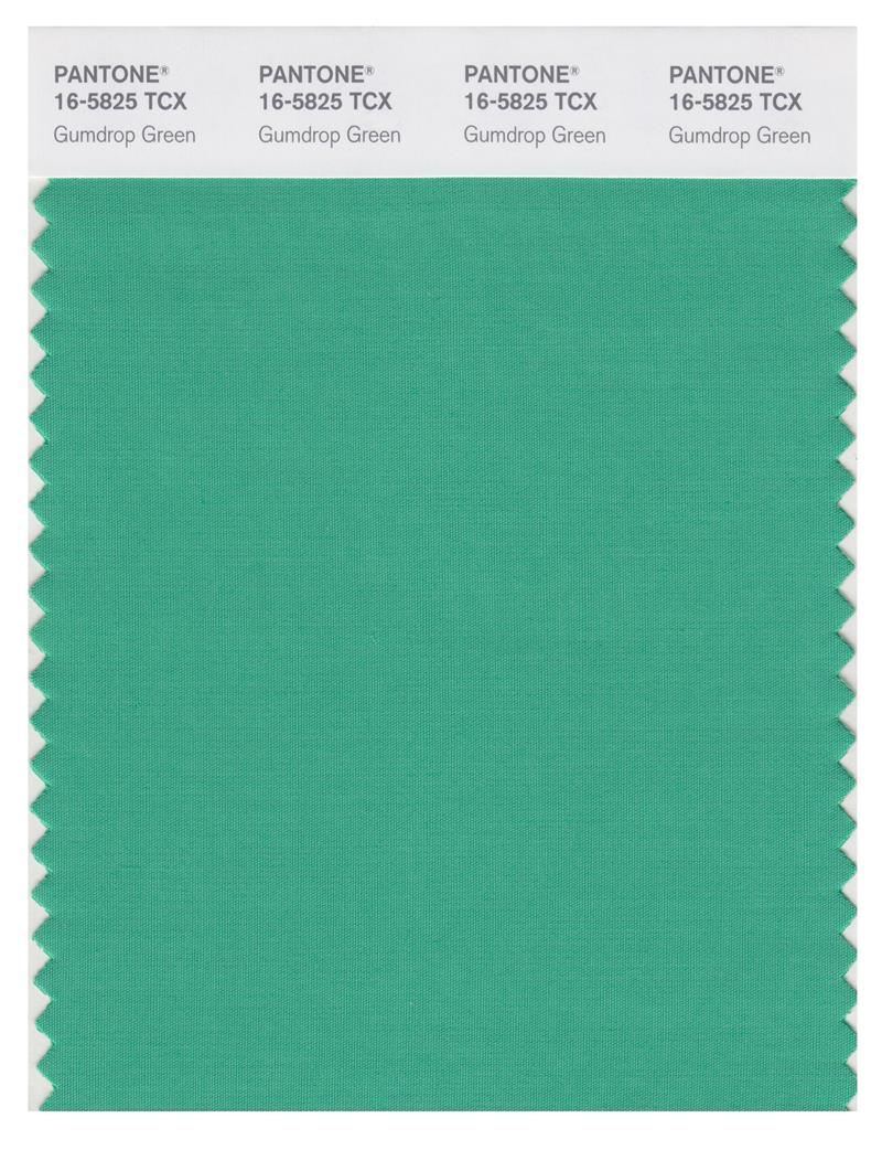 Pantone Smart 16-5825 TCX Color Swatch Card | Gumdrop Green | Magazine ...