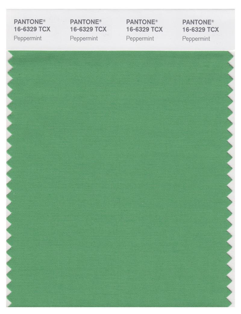 Pantone Smart 16-6329 TCX Color Swatch Card | Peppermint
