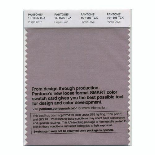 Pantone Smart 16-1606 TCX Color Swatch Card | Purple Dove