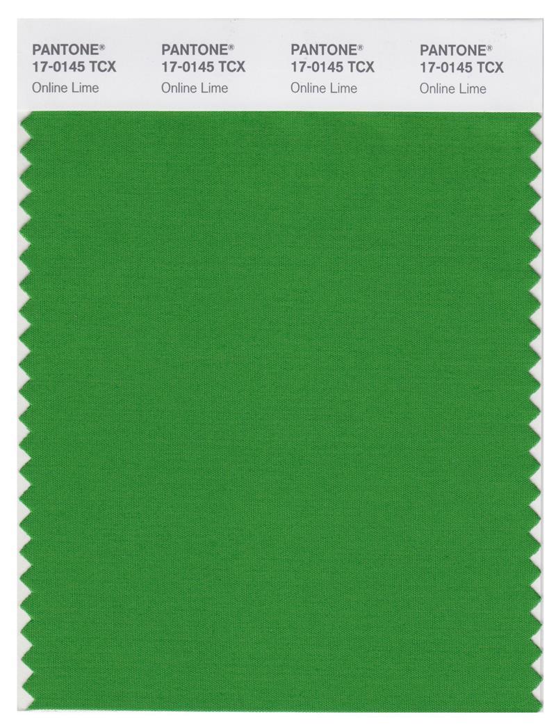 Pantone Smart 17-0145 TCX Color Swatch Card | Online Lime