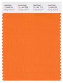 Pantone Smart 17-1350 TCX Color Swatch Card | Orange Popsicle
