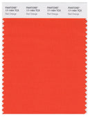 Pantone Smart 17-1464 TCX Color Swatch Card | Red Orange