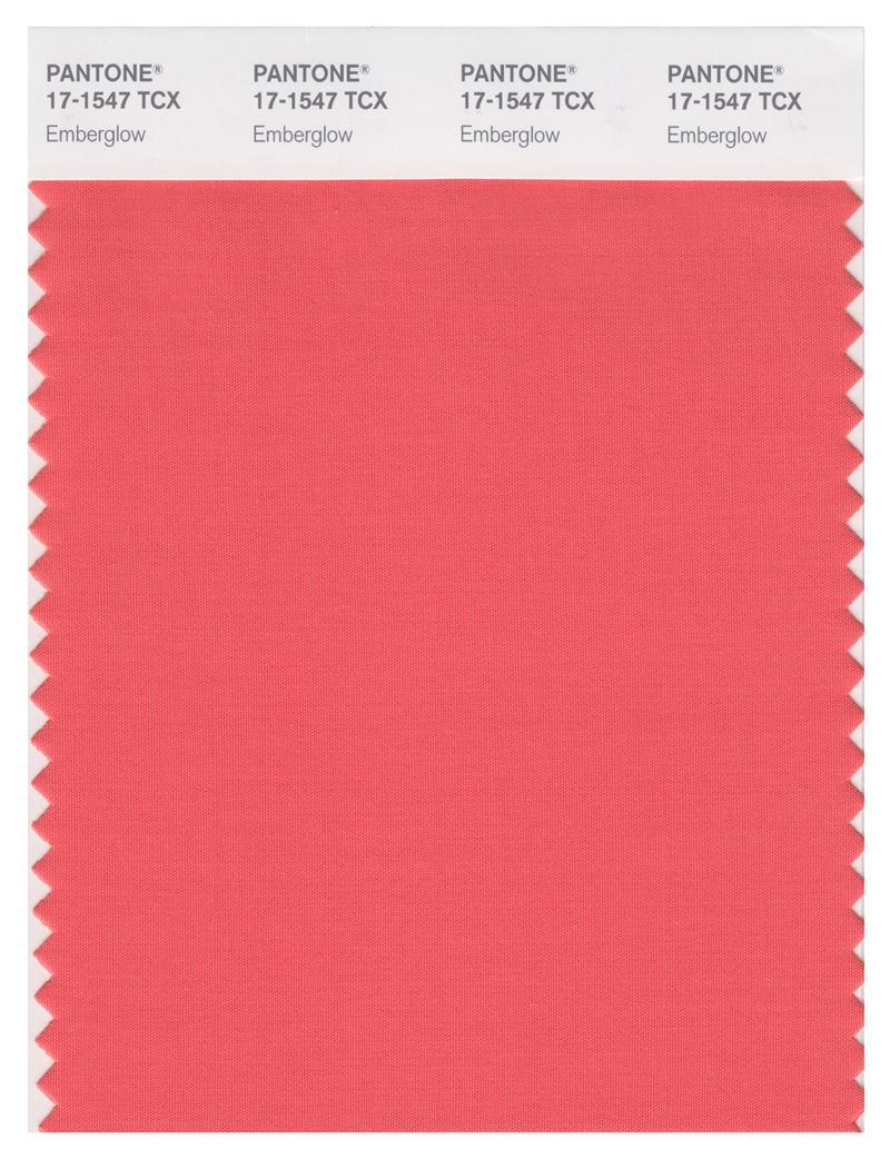Pantone Smart 17-1547 TCX Color Swatch Card | Emberglow
