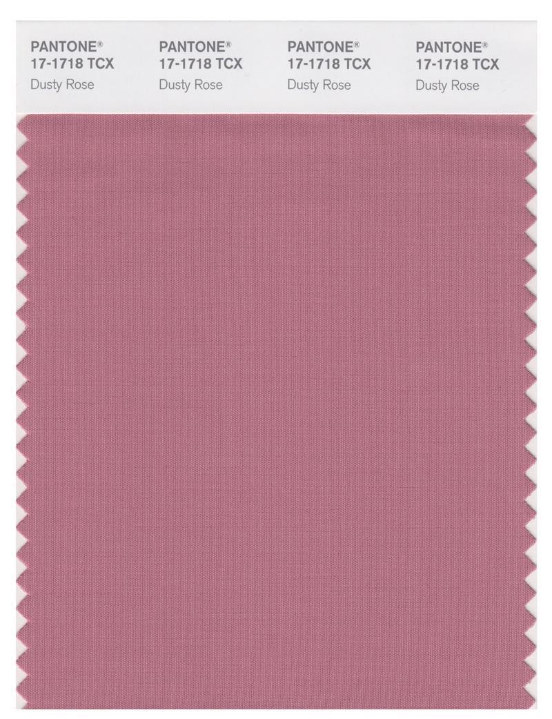 Pantone Smart 17-1718 TCX Color Swatch Card | Dusty Rose