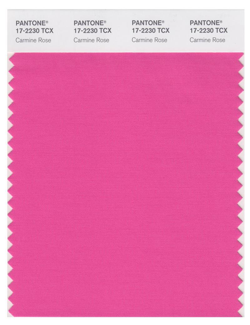 Pantone Smart 17-2230 TCX Color Swatch Card | Carmine Rose