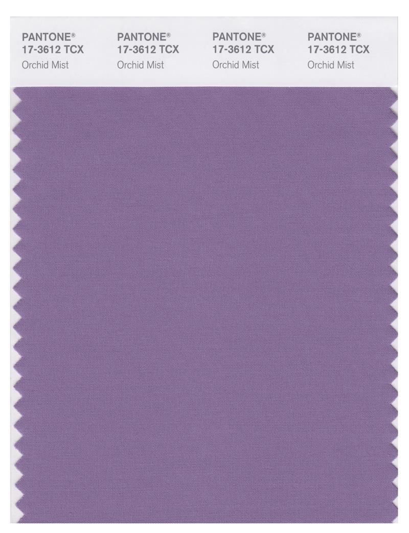 Pantone Smart 17-3612 TCX Color Swatch Card | Orchid Mist