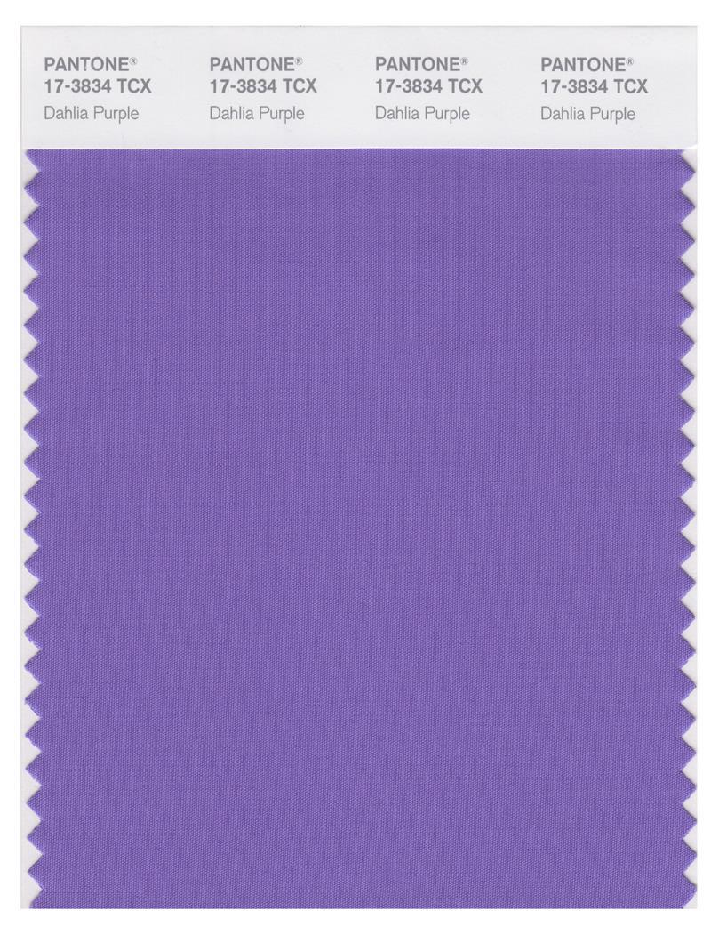 Pantone Smart 17-3834 TCX Color Swatch Card | Dahlia Purple
