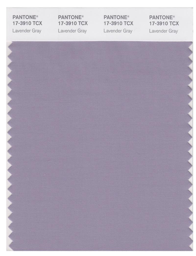 theo テオ Ayunan col.17 Pantone Smart 17-3910 TCX Color Swatch Card | Lavendar Gray
