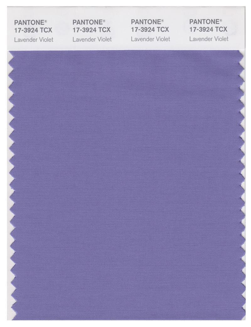 Pantone Smart 17-3924 TCX Color Swatch Card | Lavender Violet