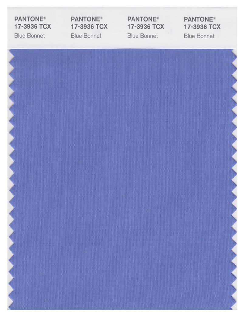 Pantone Smart 17-3936 TCX Color Swatch Card | Blue Bonnet