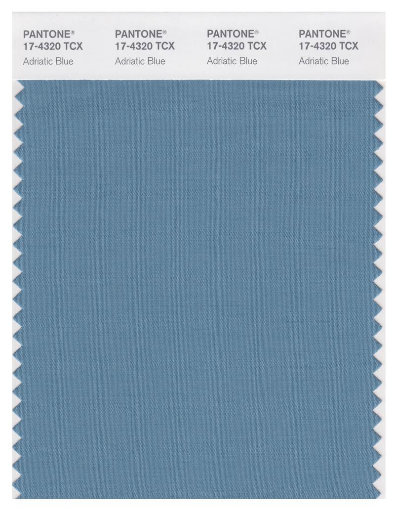 Pantone Smart 17-4320 TCX Color Swatch Card | Adriactic Blue