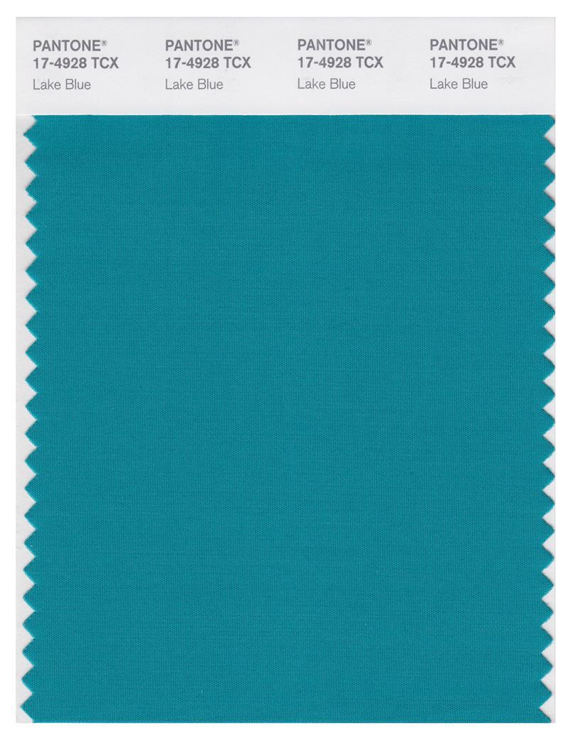 Pantone Smart 17-4928 TCX Color Swatch Card | Lake Blue