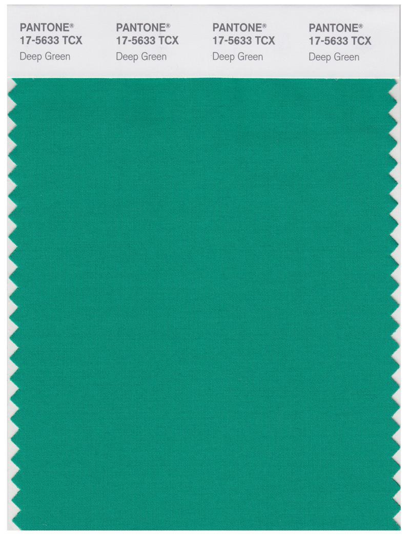 Pantone Smart 17-5633 TCX Color Swatch Card | Deep Green