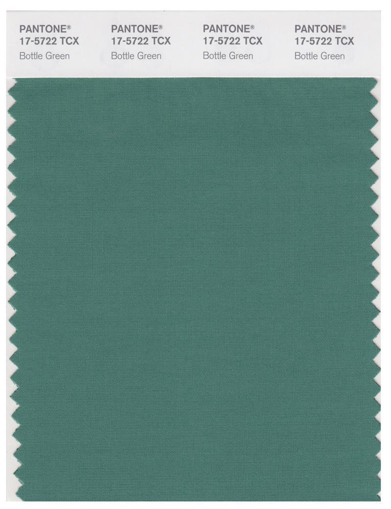 Pantone Smart 17-5722 TCX Color Swatch Card | Bottle Green