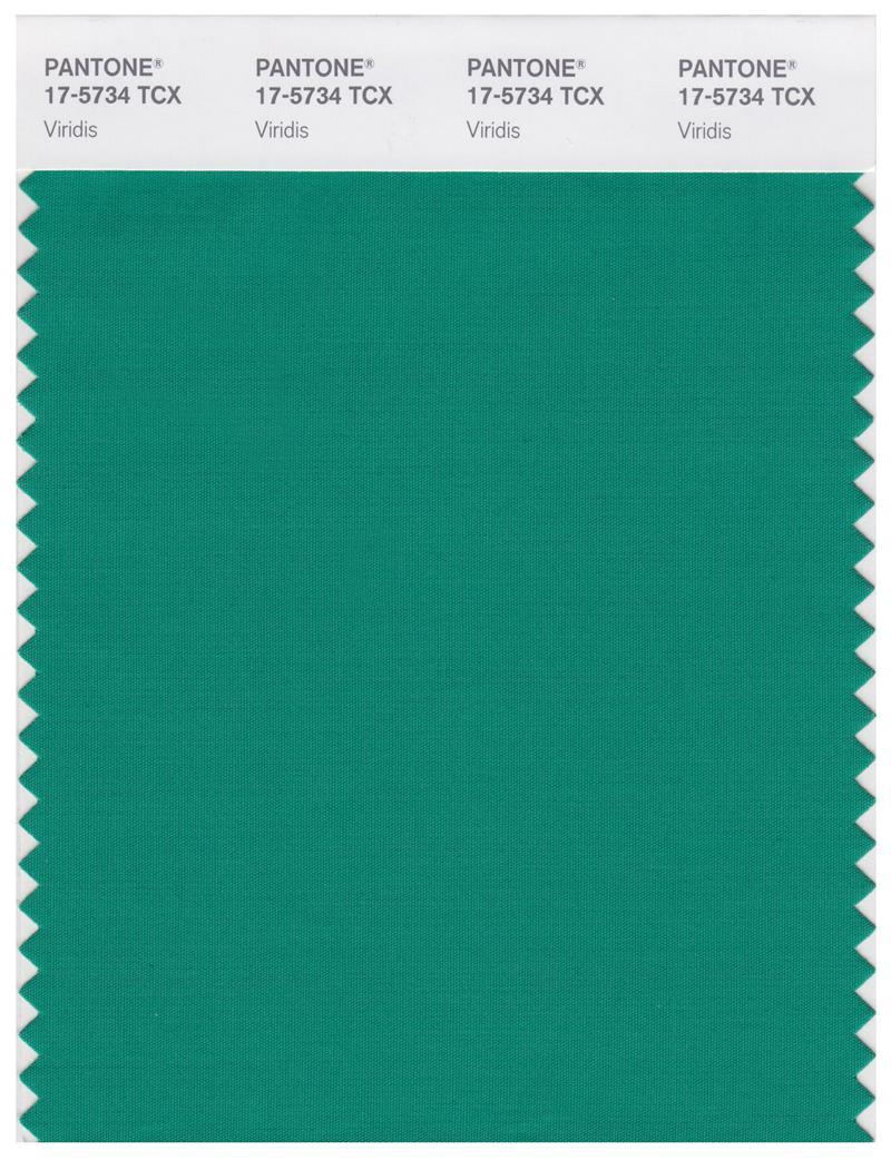 Pantone Smart 17-5734 TCX Color Swatch Card | Viridis | Magazine