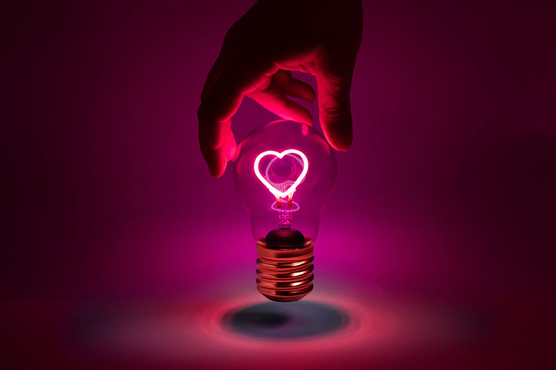 Heart Cordless Lightbulb