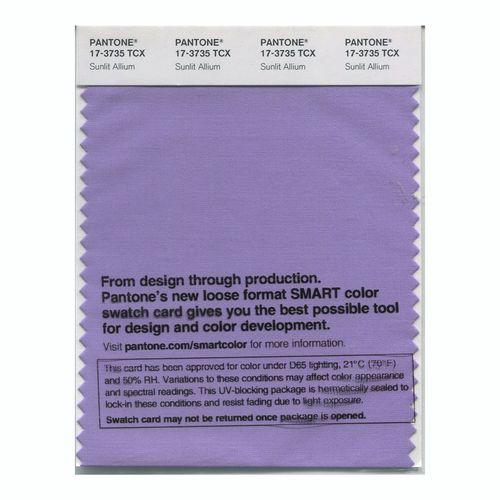 Pantone Smart 17-3735 TCX Color Swatch Card | Sunlit Allium