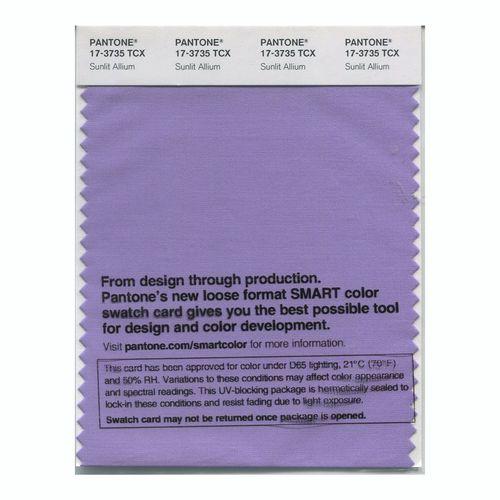 Pantone Smart 17-3735 TCX Color Swatch Card | Sunlit Allium