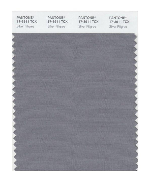 【未使用】PANTONE PLUS SERIES プレミアムメタリック Pantone Smart 17-3911 TCX Color Swatch Card | Silver Filigree