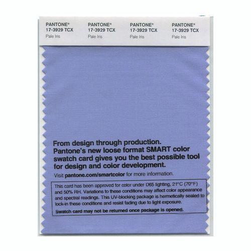 Pantone Smart 17-3929 TCX Color Swatch Card | Pale Iris