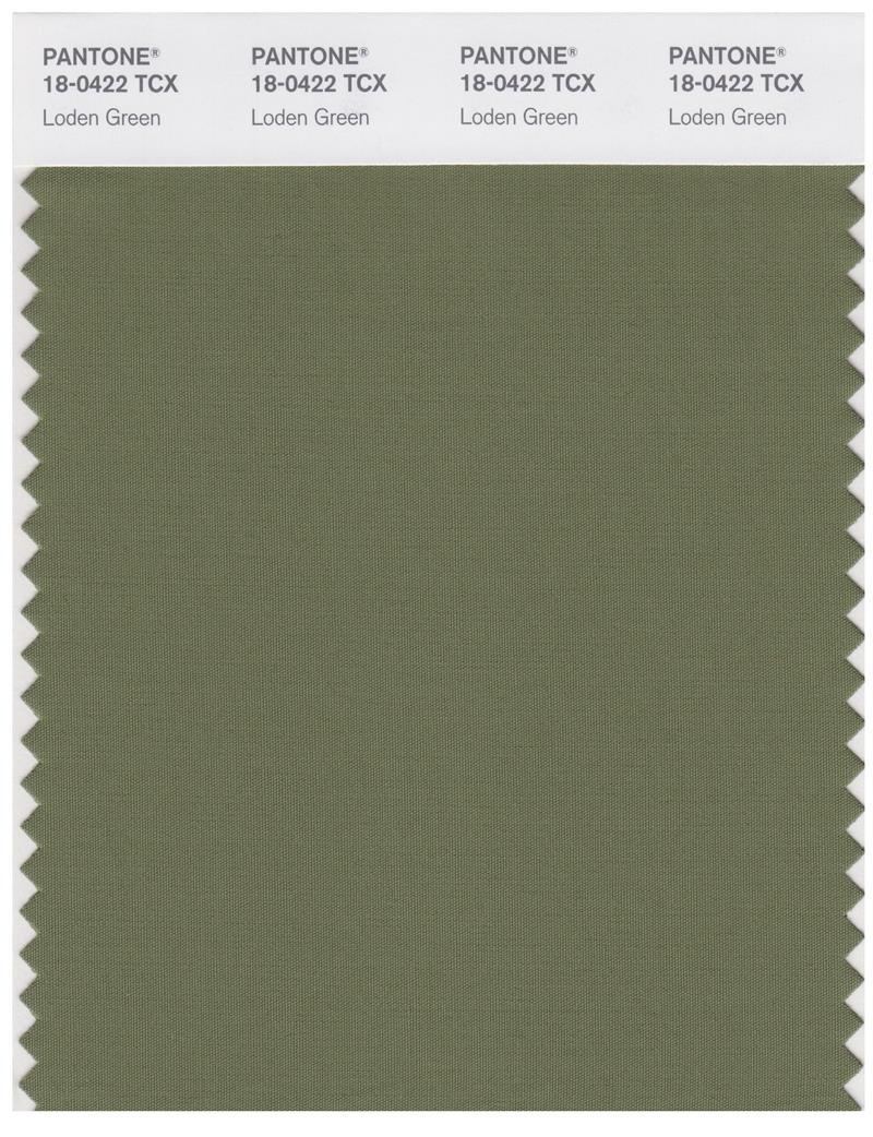 Pantone Smart 18-0422 TCX Color Swatch Card | Loden Green