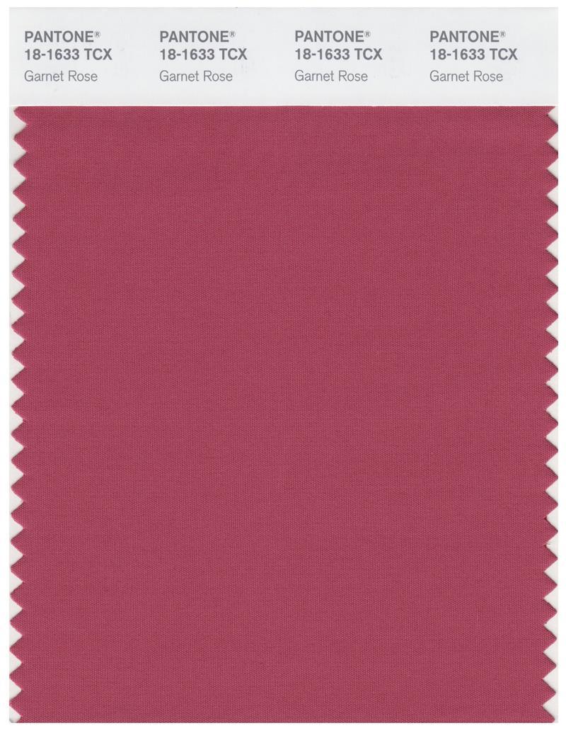 Pantone Smart 18-1633 TCX Color Swatch Card | Garnet Rose