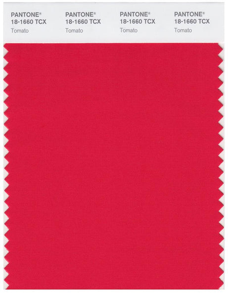 Pantone Smart 18-1660 TCX Color Swatch Card | Tomato | Magazine