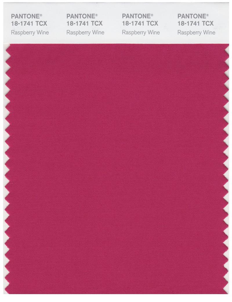 Pantone Raspberry Color Pantone Smart 18-1741 TCX Color Swatch Card | Raspberry Wine | Magazine ...