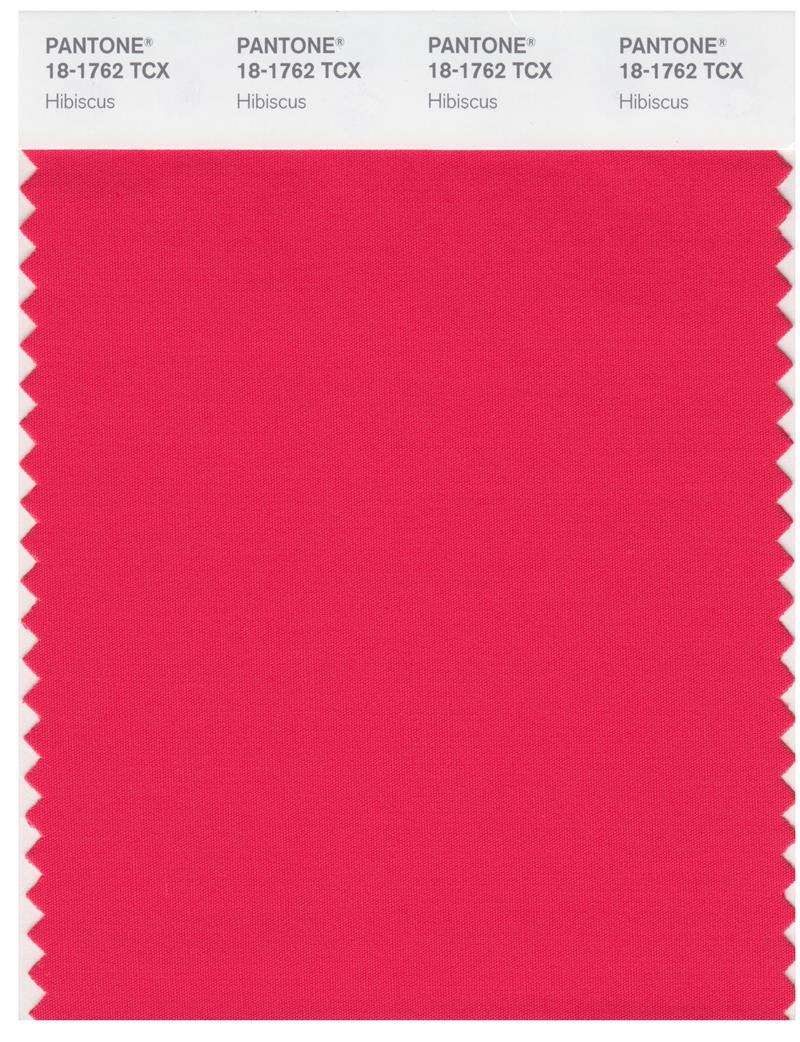 Pantone Smart 18-1762 TCX Color Swatch Card | Hibiscus