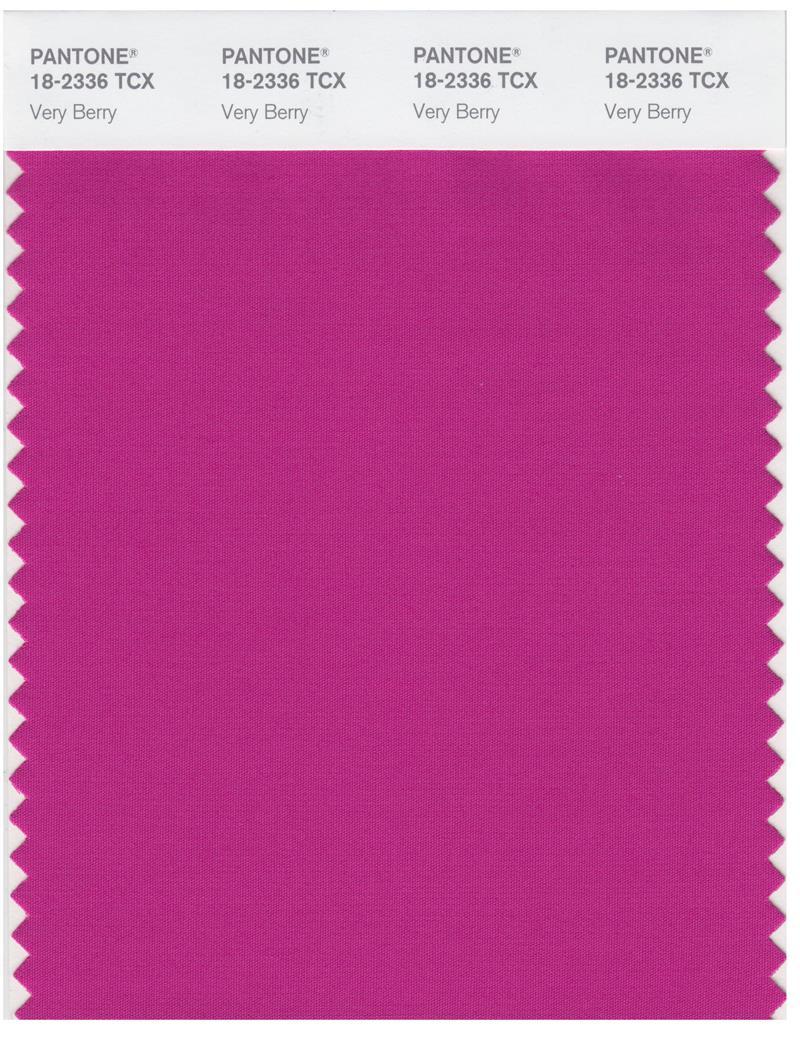 Pantone Smart 18-2336 TCX Color Swatch Card | Very Berry
