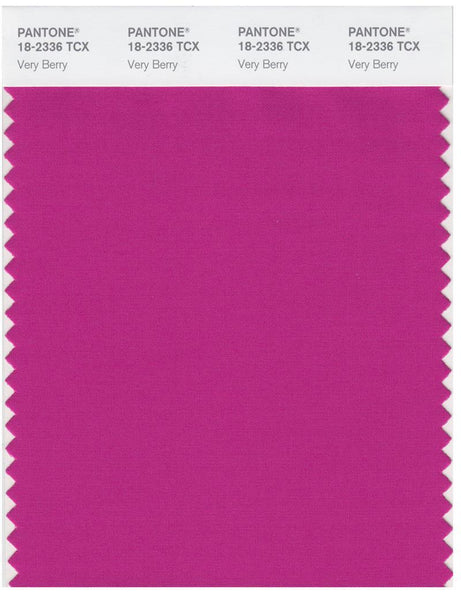 Pantone Smart 18-2336 TCX Color Swatch Card | Very Berry